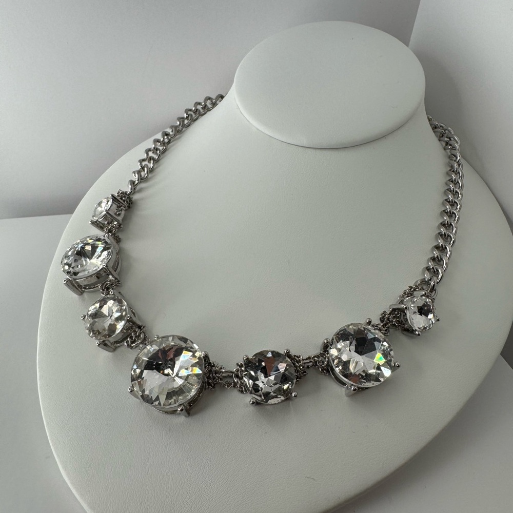 Chunky rhinestone Glam Necklace